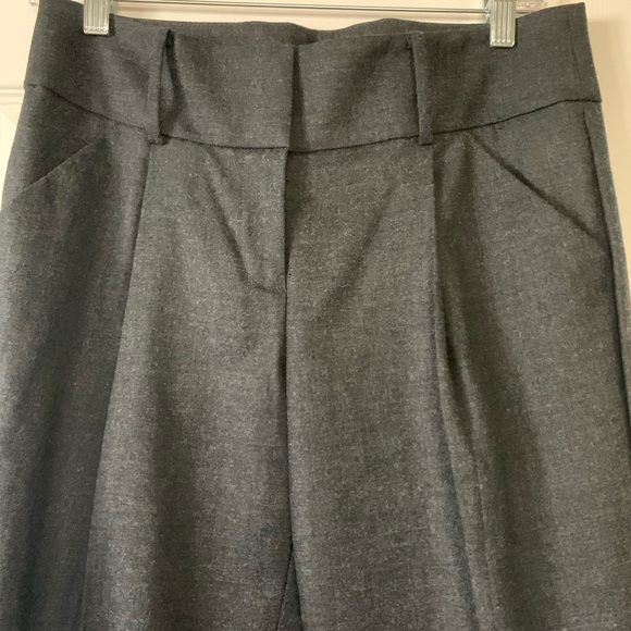 New without tags wool blend cropped pants size 2 by Ann Taylor grey/blue - Picture 2 of 8